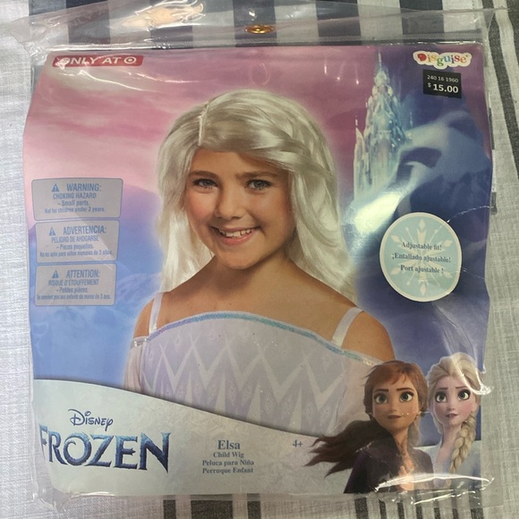 NWT- Disney Frozen Elsa Wig - Picture 1 of 2